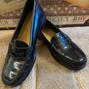 Classic Black Leather Loafers